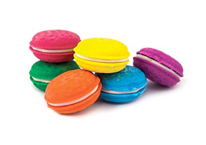 Macarons 6 Scented Erasers