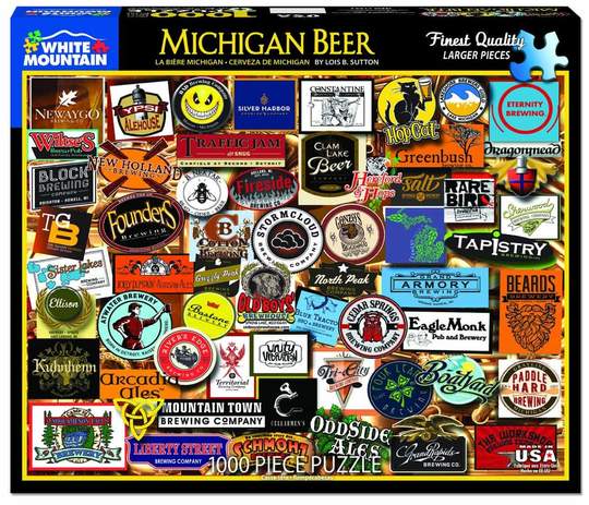 Michigan Beers Puzzle 1000 pc