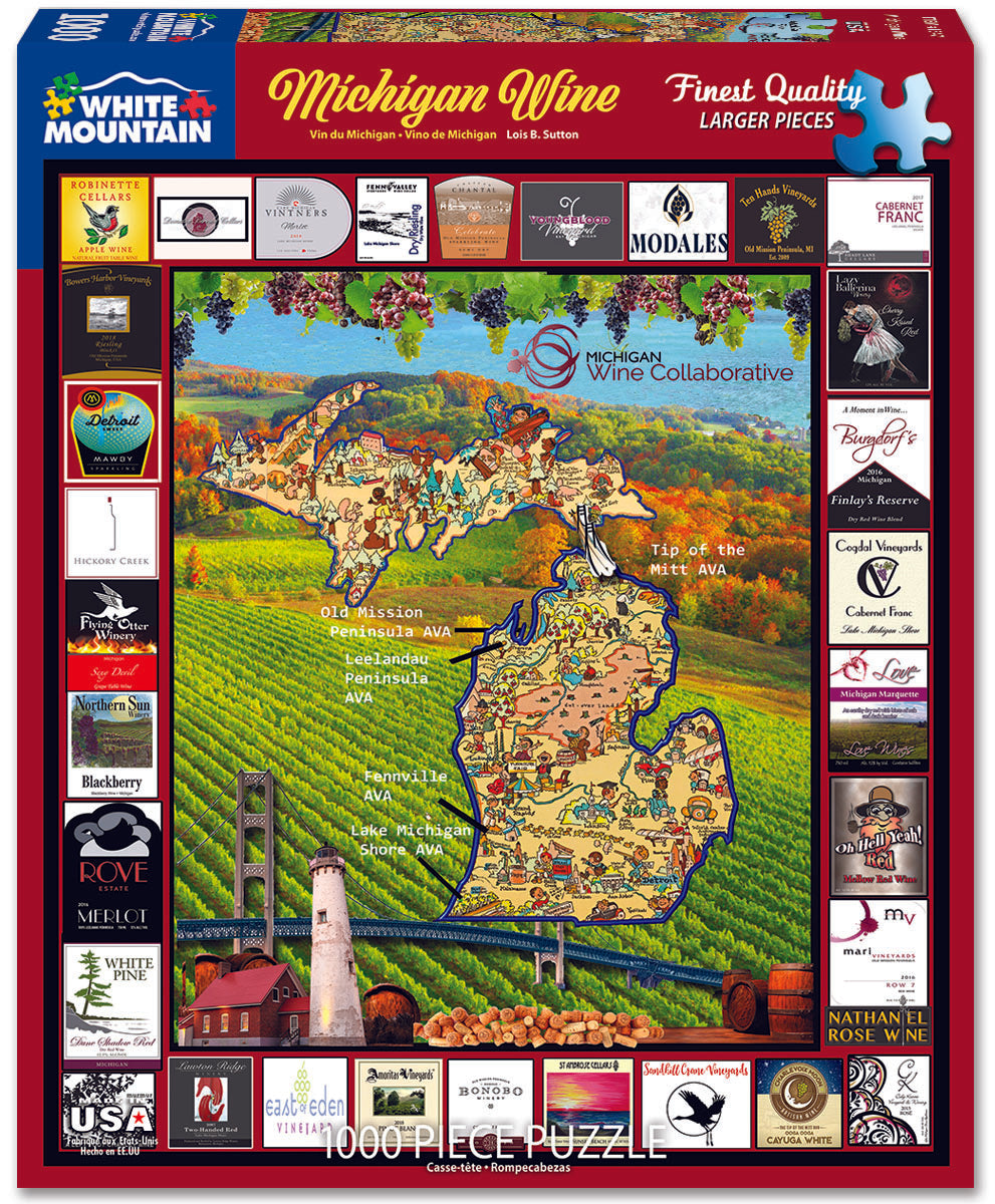 Michigan Wine Puzzle 1000 pc