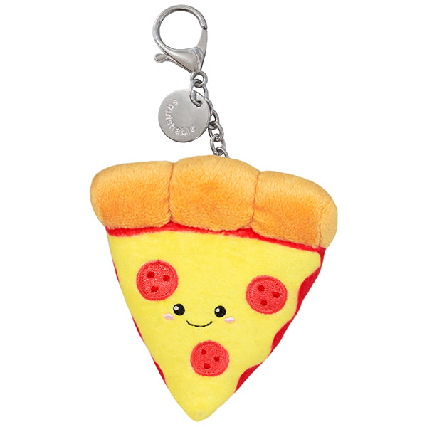 Micro Pizza Plush Keychain 4"