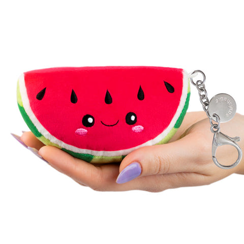 Micro Watermelon Plush Keychain 2.5"