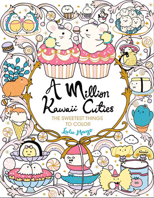 Million Kawaii Cuties Coloring Book