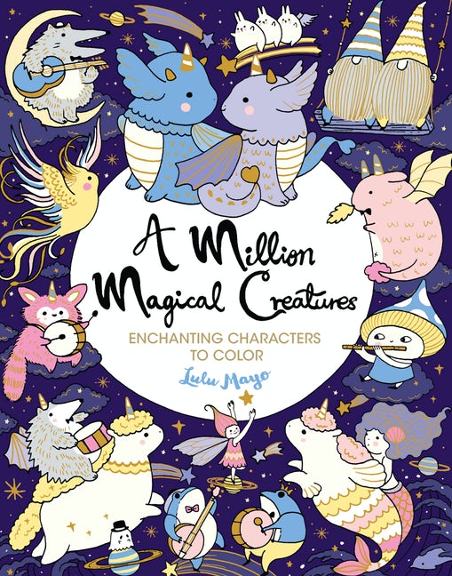 Million Magical Creatures Coloring Book