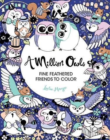 Million Owls Coloring Book