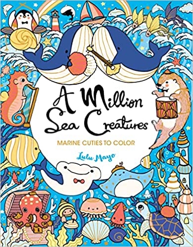 Million Sea Creatures Coloring Book