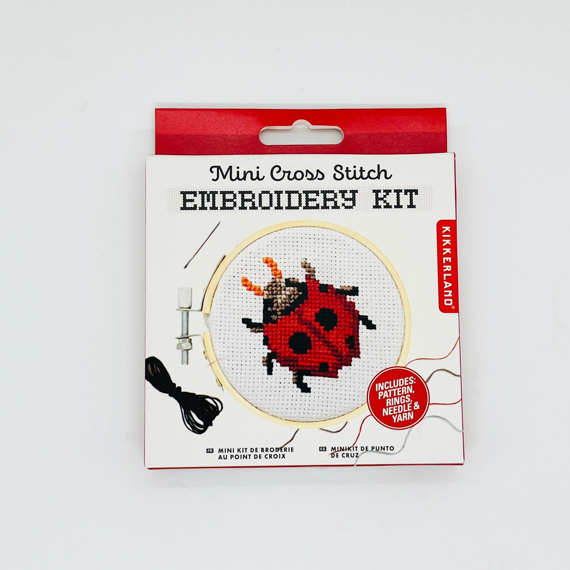 Mini Ladybug Embroidery Kit