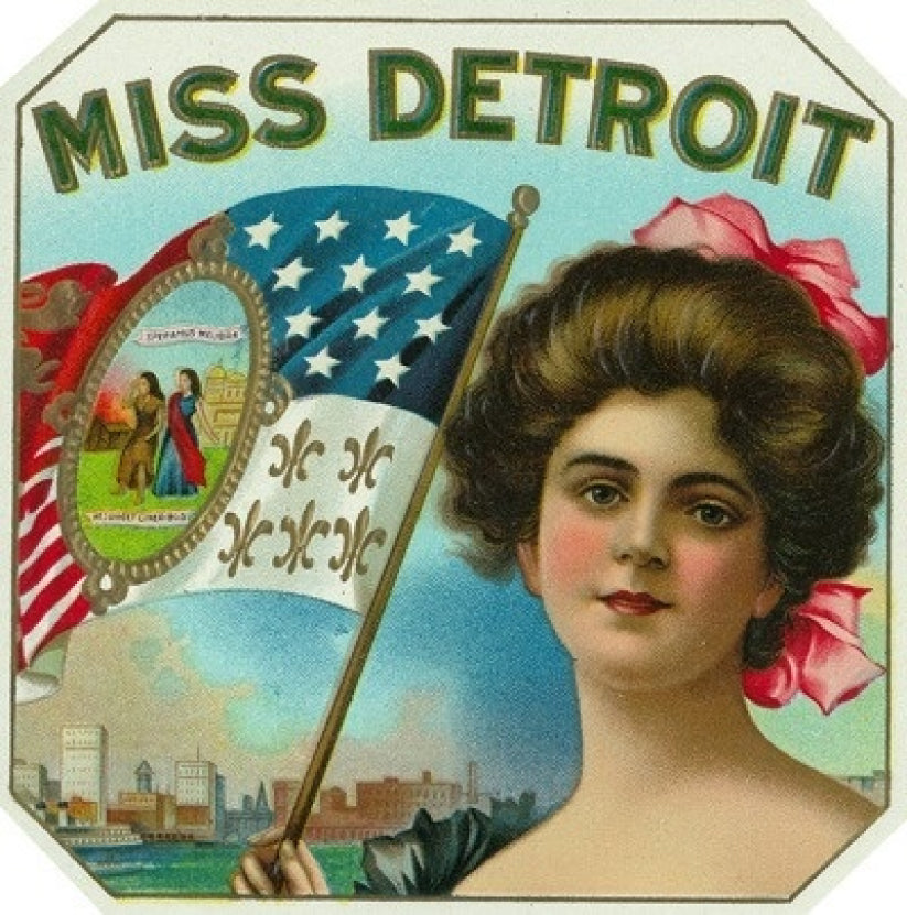 Miss Detroit Sticker