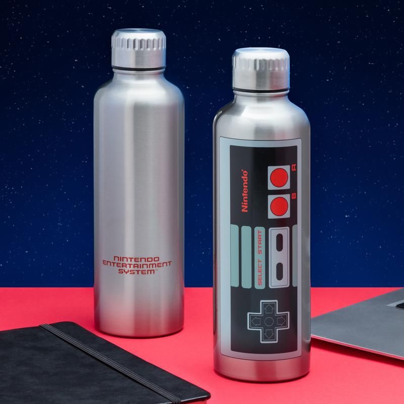 NES Metal Water Bottle Nintendo