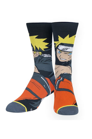 Naruto Socks Mens Black