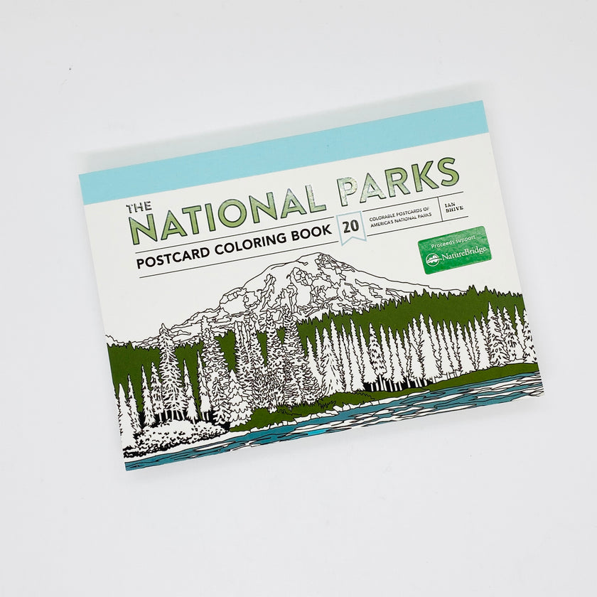 National Parks Postcard Coloring Book