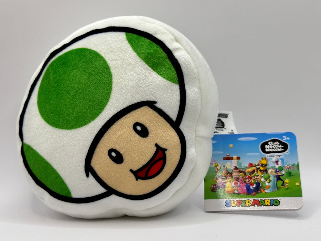 Toad Jr Super Mario Green Toad Junior Mocchi Plush 6