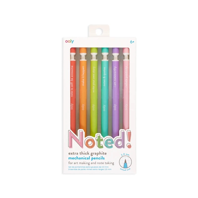 Noted! 6 Graphite Mechanical Pencils