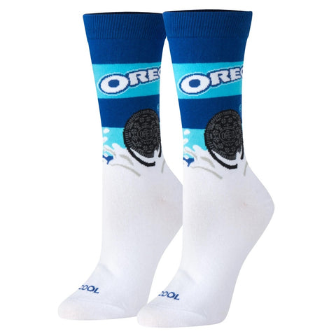 Oreo Dunk Blue & White Socks