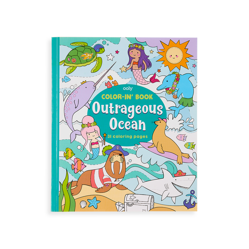 Color-In' Outrageous Ocean Coloring Book