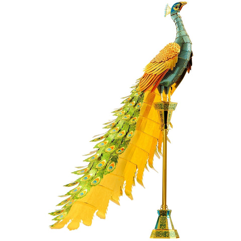 Peacock Metal Model