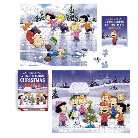 Charlie Brown Christmas Mini Puzzles Kit Peanuts
