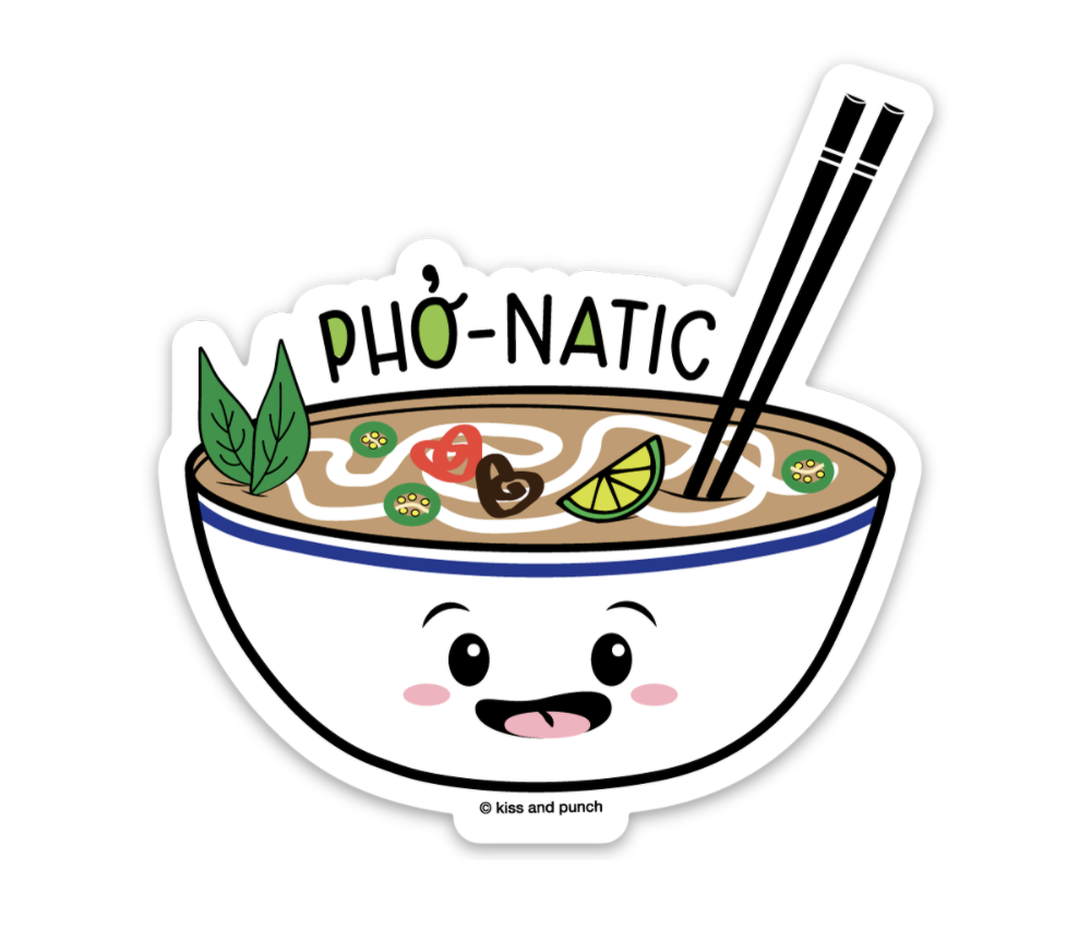 Pho-Natic Sticker