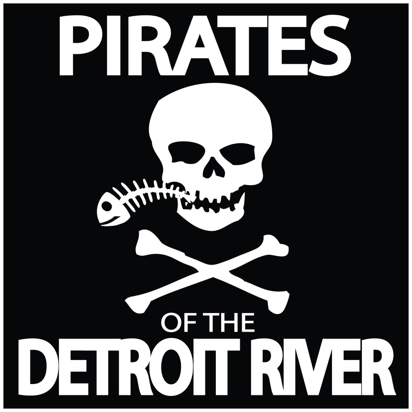 Pirates Of The Detroit River Sticker