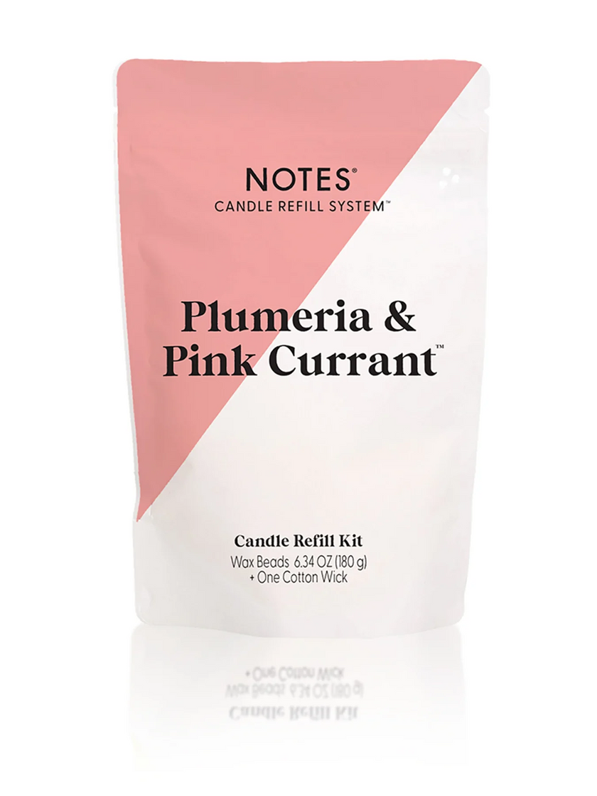 Plumeria Pink Currant Candle Refill Kit