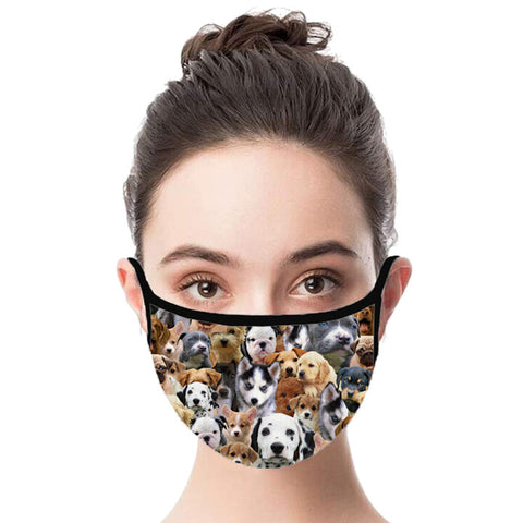 Puppies Face Mask