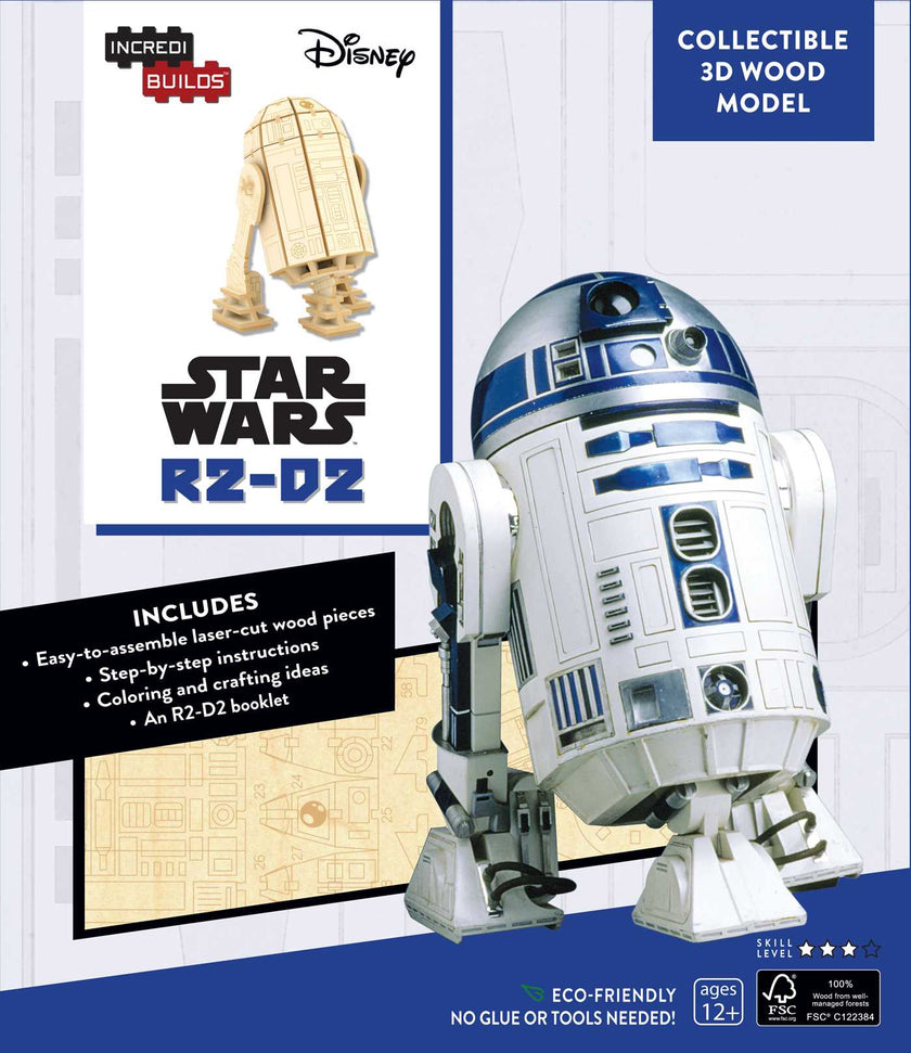R2-D2 IncrediBuilds 3D Wood Model Star Wars