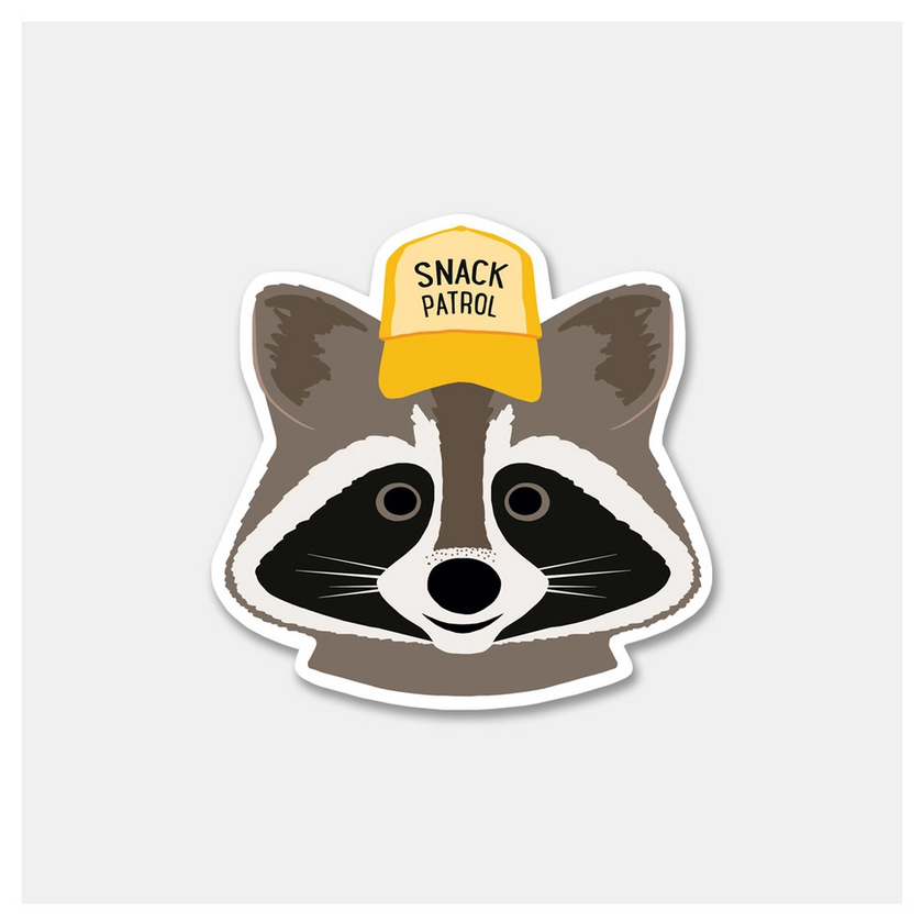 Raccoon Snack Sticker