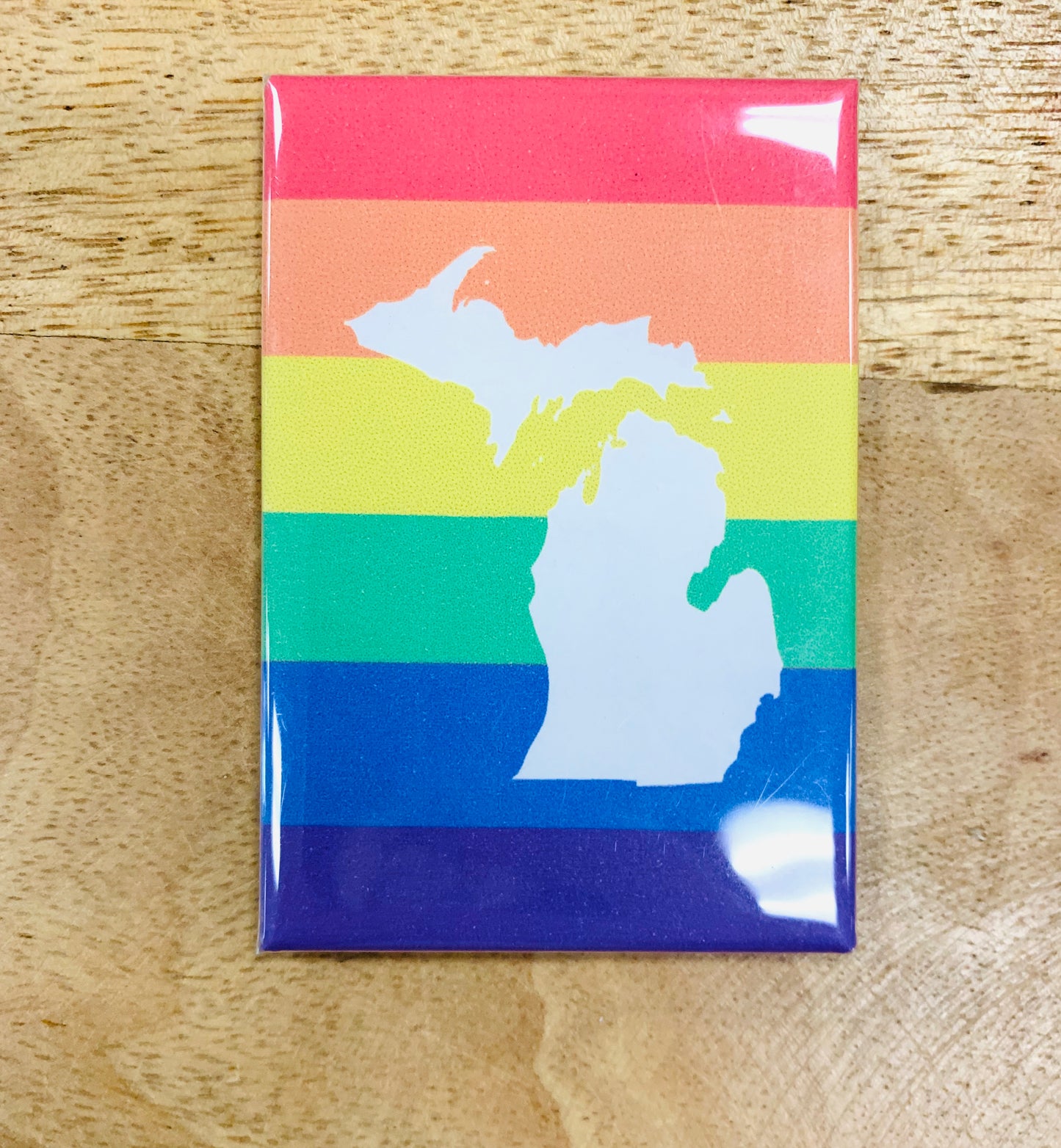 MAGNET Rainbow Michigan