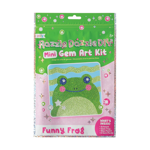 Razzle Dazzle DIY Mini Gem Art Kit Funny Frog