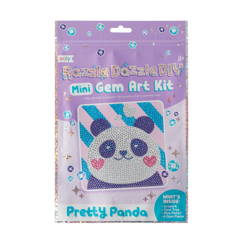 Razzle Dazzle DIY Mini Gem Art Kit Pretty Panda