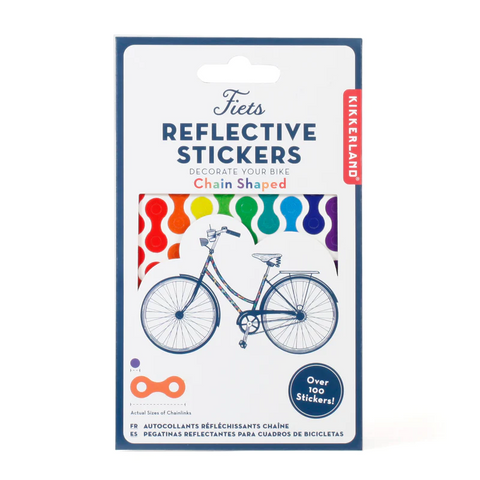 Reflective Chain Bike Stickers