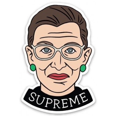 Ruth Bader Ginsburg Die Cut Sticker