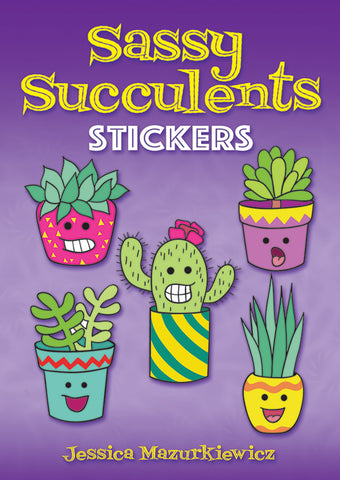 Sassy Succulents Stickers