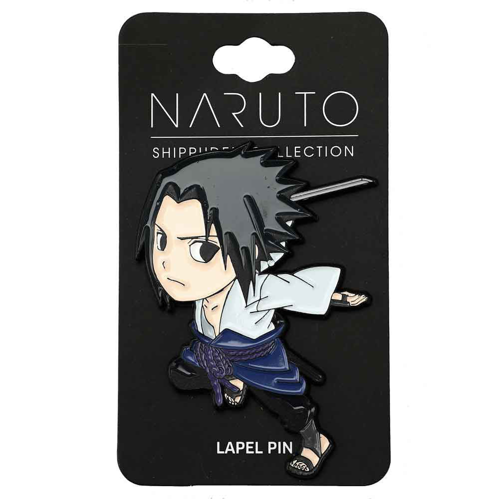 Sasuke Chibi Running Enamel Pin Naruto