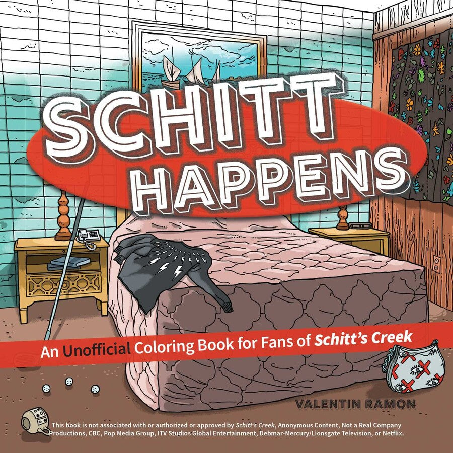 Schitt Happens Unofficial Coloring Book Schitt's Creek