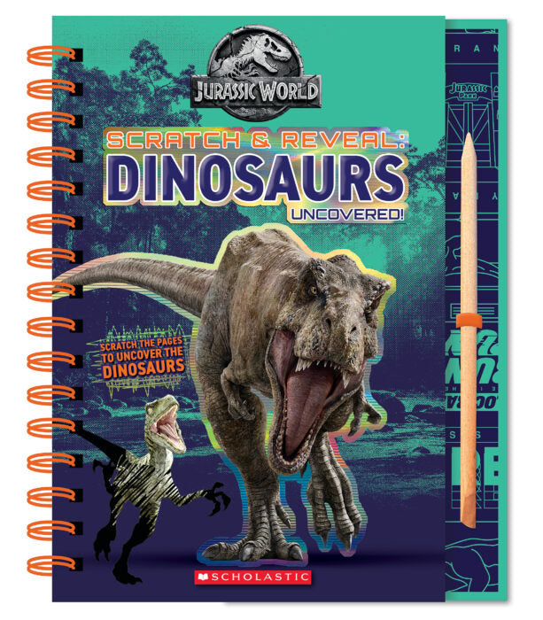 Jurassic World Scratch & Reveal Dinosaurs Uncovered Book