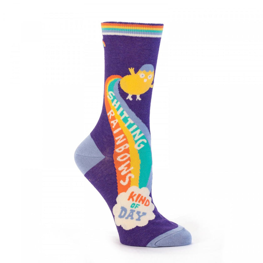 Shitting Rainbows Women's Socks