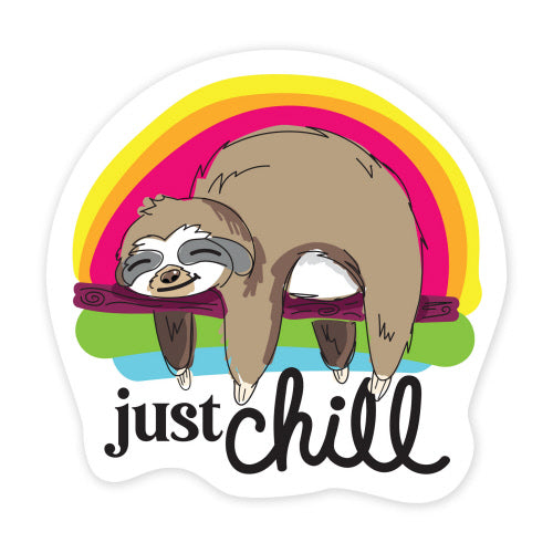 Just Chill Sticker Sloth