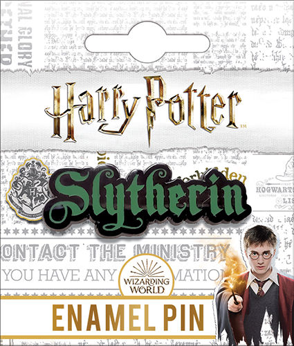 Slytherin Name Enamel Pin Harry Potter
