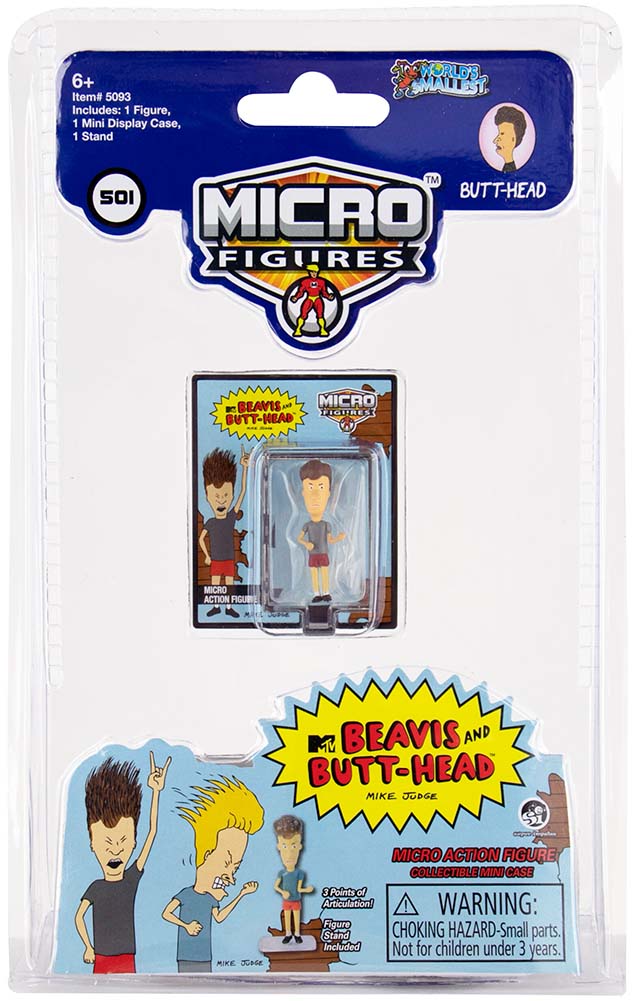 World's Smallest Beavis OR Butthead Figure Assorted