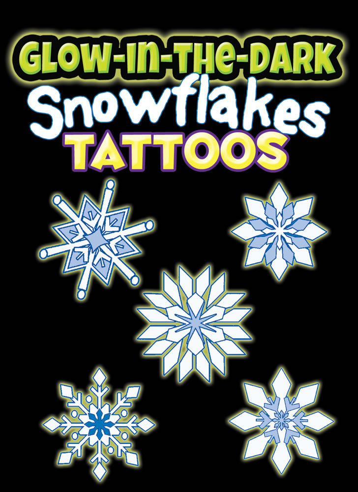 Glow Snowflakes Tattoos
