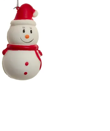 Snowman Squeeze Ornament