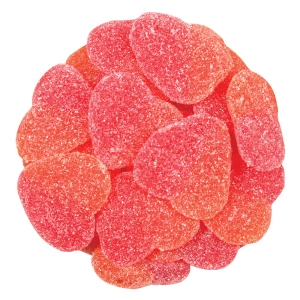Sour Peachy Gummy Hearts 8 oz