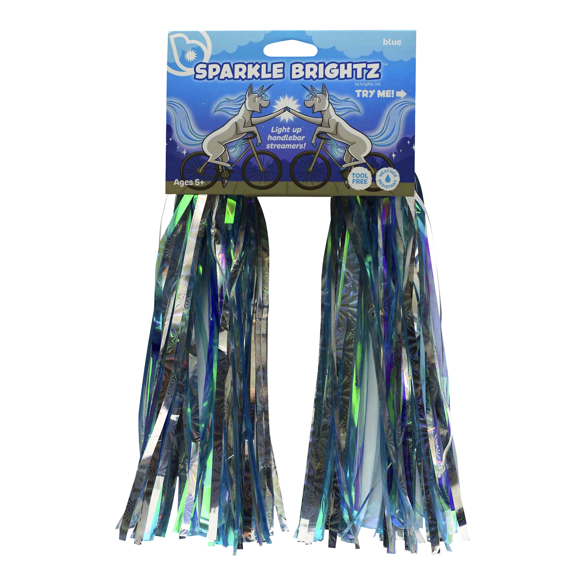 Sparkle Brightz Blue Streamers