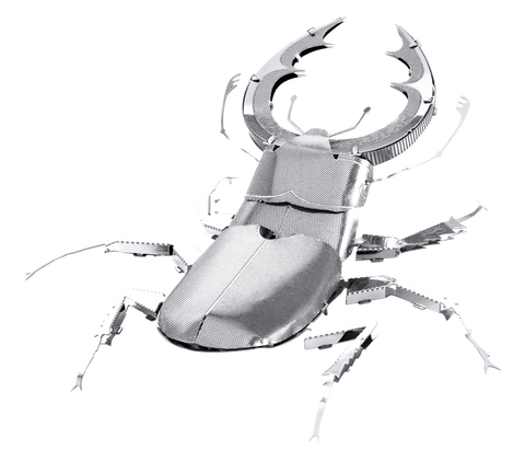 Stag Beetle Metal Model