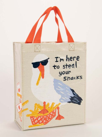 I'm Here To Steal Your Snacks Handy Tote Seagull