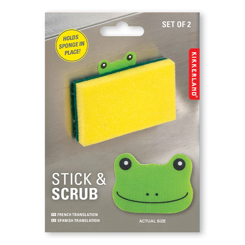 Stick And Scrub Frog