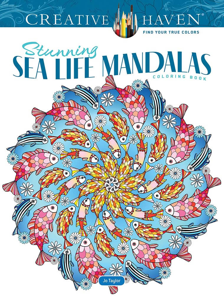 Stunning Sea Life Mandalas Coloring Book Creative Haven