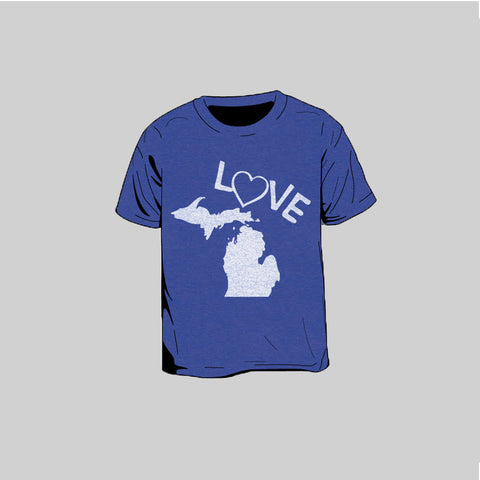 Love Michigan Toddler's T-Shirt