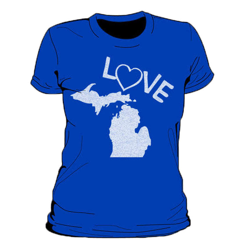 Love Michigan Women's T-Shirt