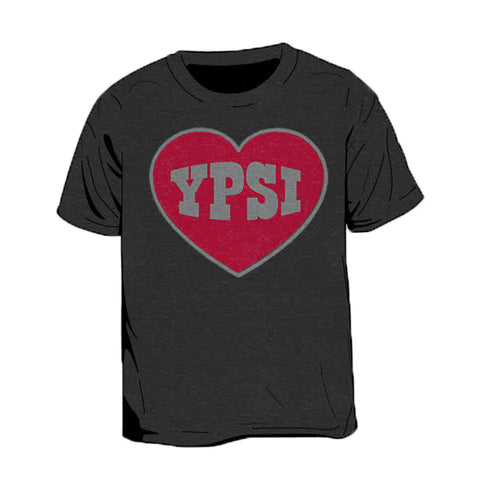 Ypsi Heart Metallic Kid's T-Shirt